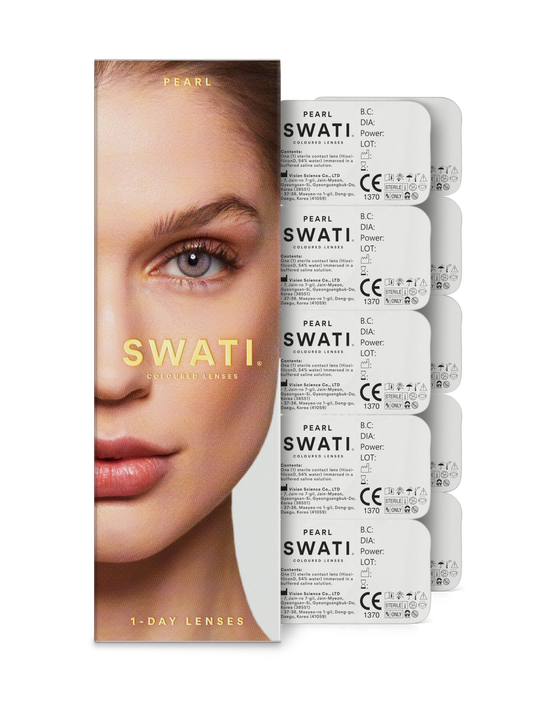 Grey lenses (PEARL) - Natural looking - 1 day