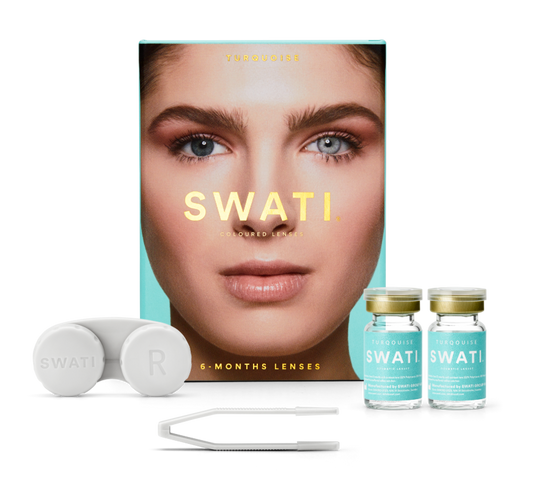 Blue contact lenses (TURQUOISE)  - Natural looking - 6 months