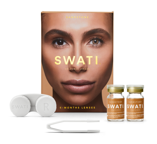 Brown contact lenses (SANDSTONE)  - Natural looking - 6 months