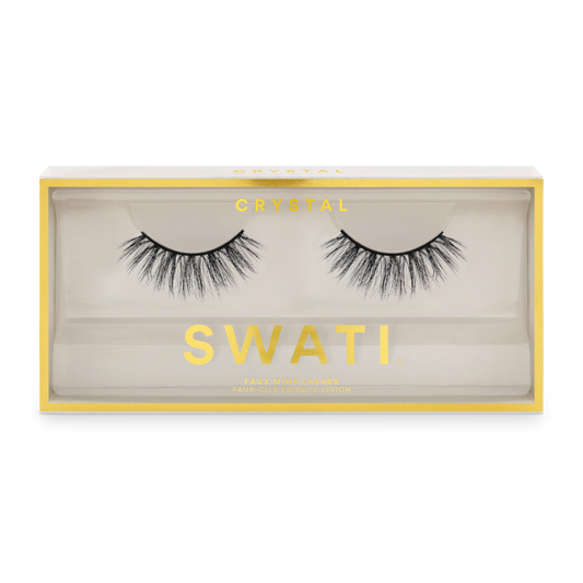 3D faux mink long & rounded lashes - CRYSTAL