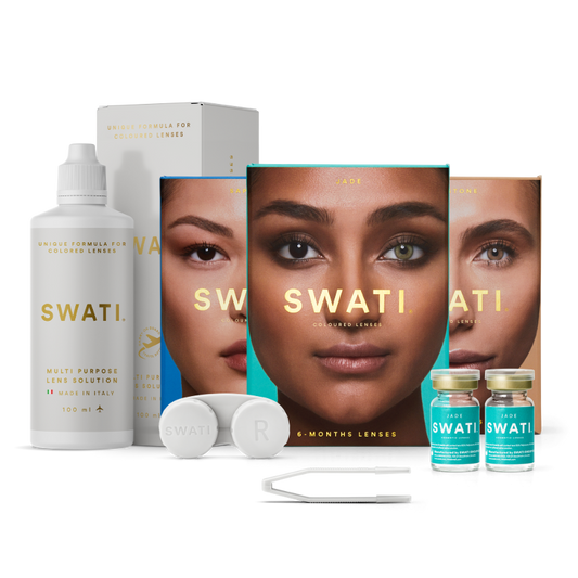 SWATI Cosmetic Natural Bundle - 3 shades - 6 Months - 1 Lens Solution